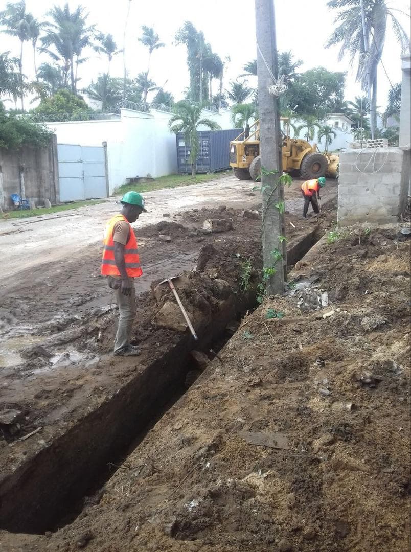 Chantier assainissement ADEM
